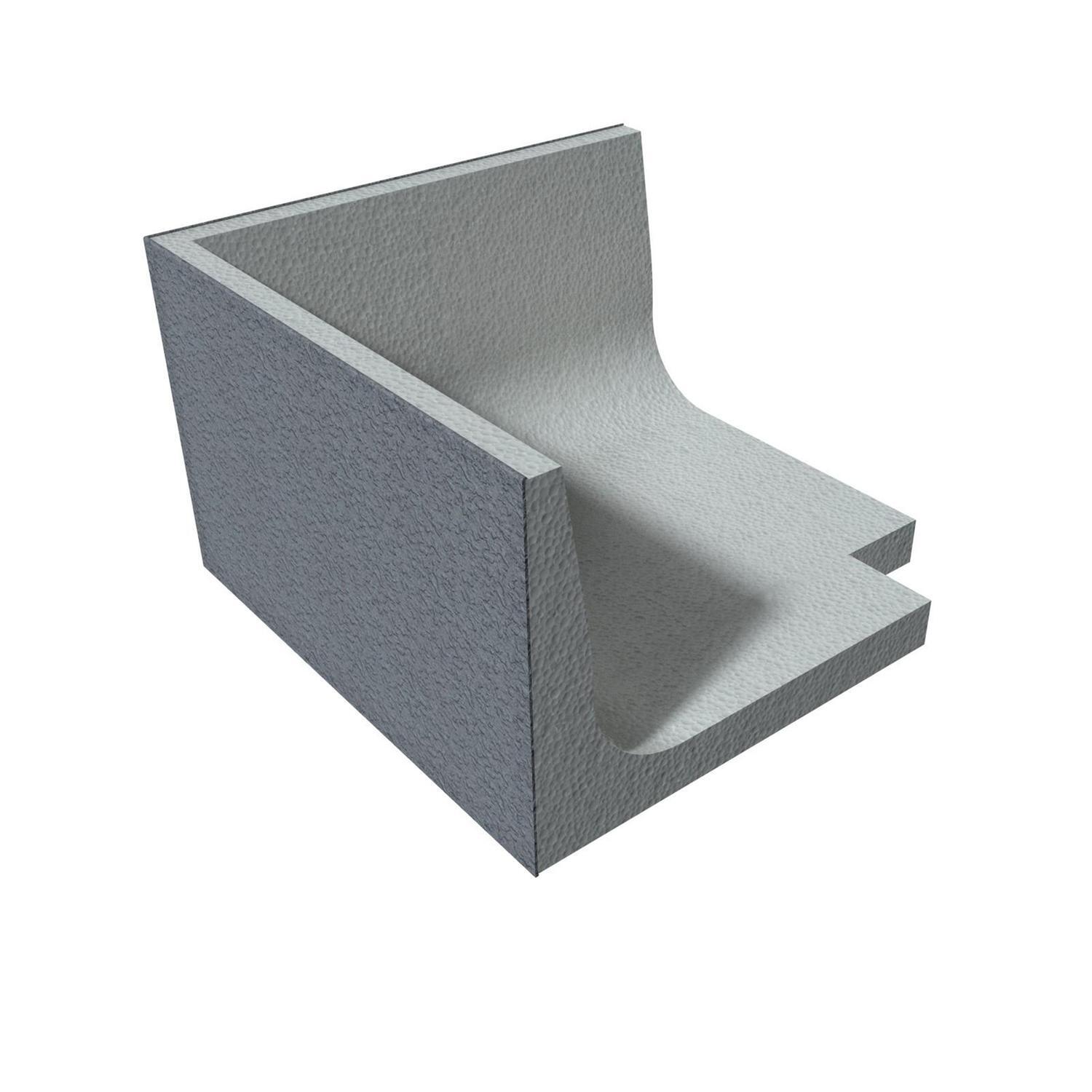 Corner 600 x 600 x 350 x 420mm  Coated