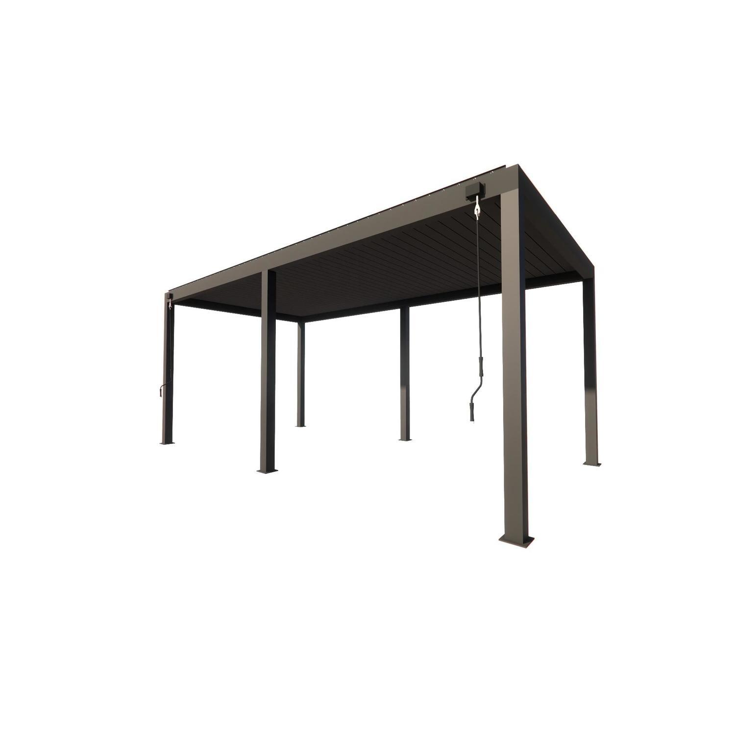 Shutter Gazebo 3m x 6m Charcoal