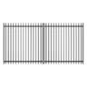 Aluminium Inline Series Driveway Gate W:1470mm, H:1750mm, D:50mm Black