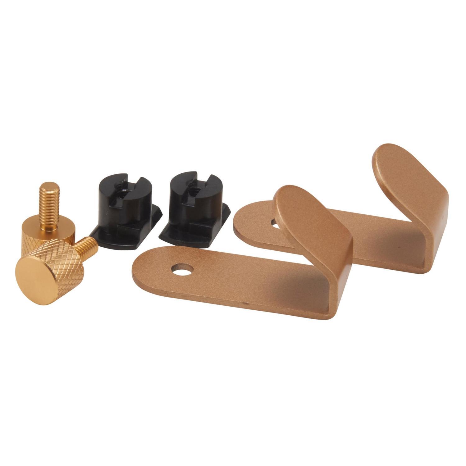 Mounting hook Steel powder coated finsih brass