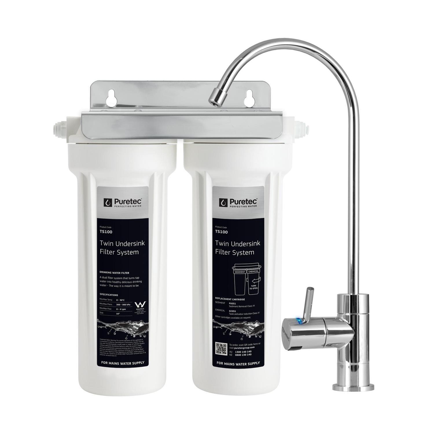 TS100 Water Filter Kit  Chrome