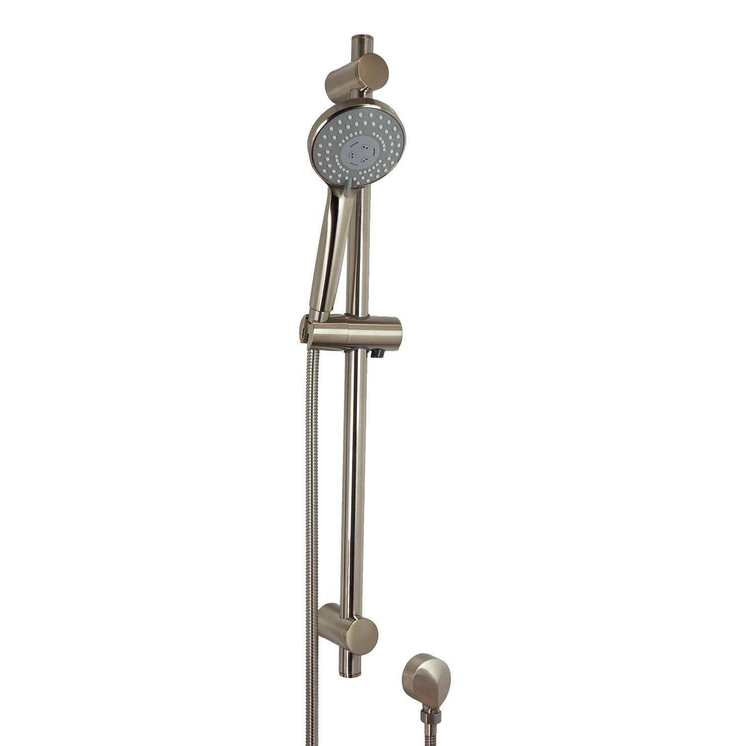 Shower Rail  Brushed Nickel