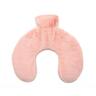 U-Shaped Hot Water Bottle with Faux Fur Cover  Assorted Colours
