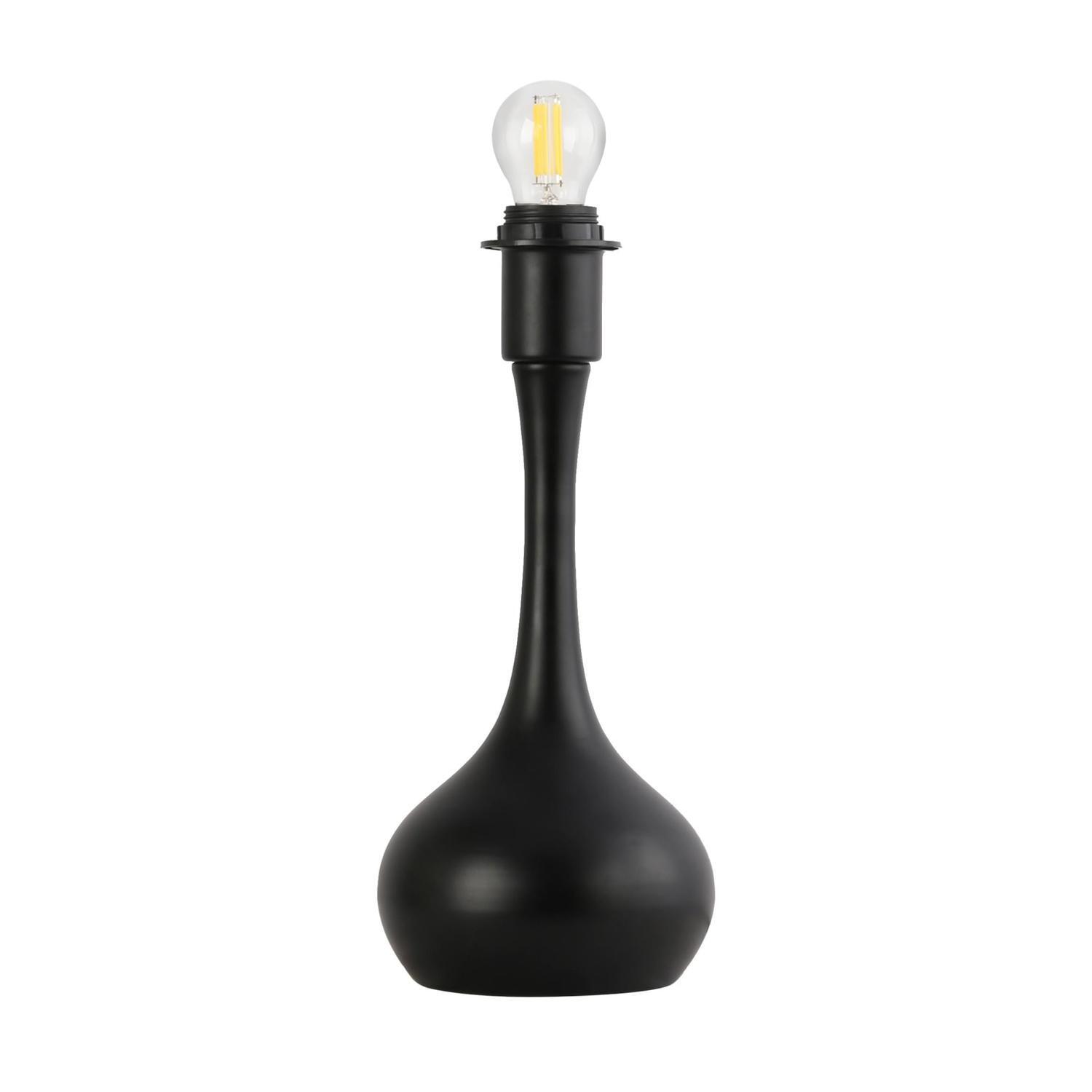 Table Lamp Base 140 x 320mm/40 Watt Black