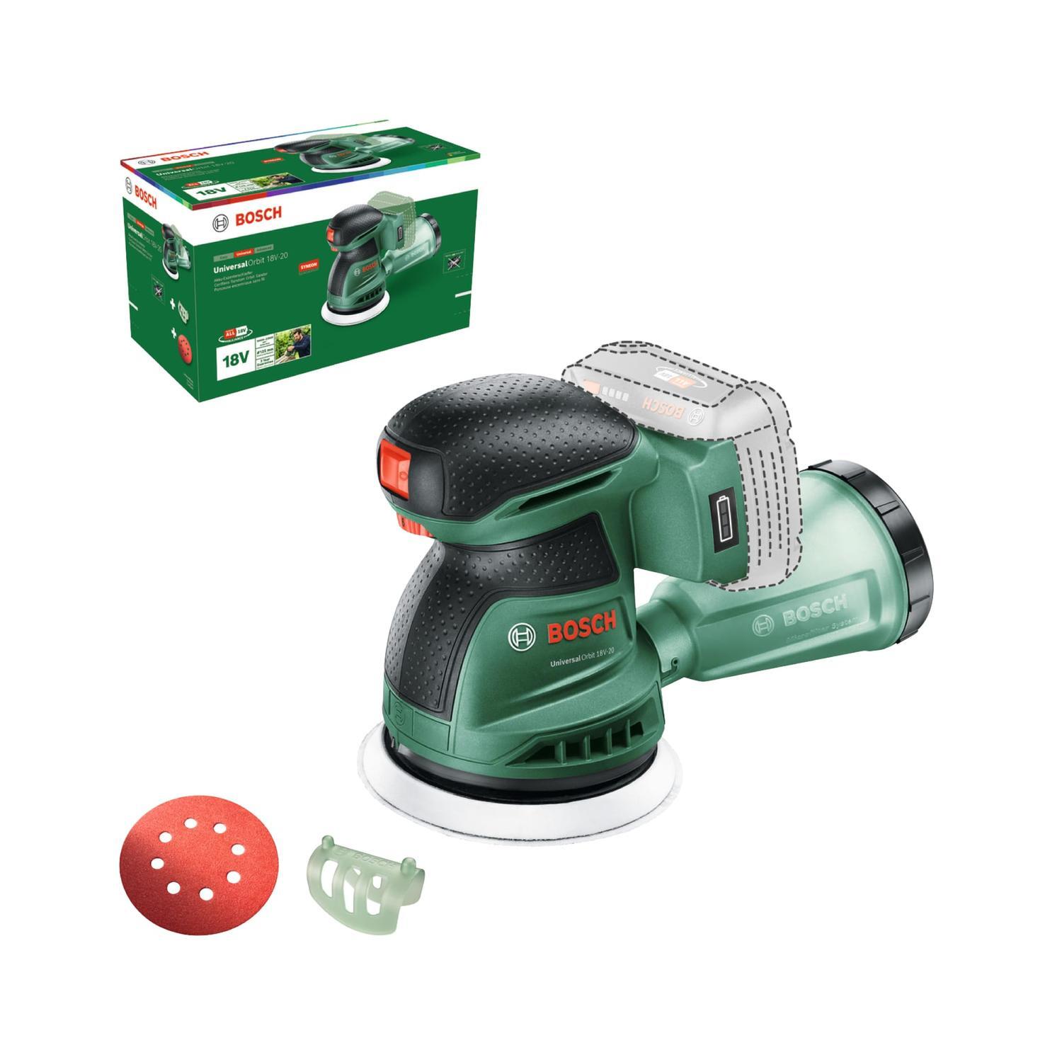 Bosch 18V Cordless Random Orbital Sander 125mm Without Battery (UniversalOrbit 18V)