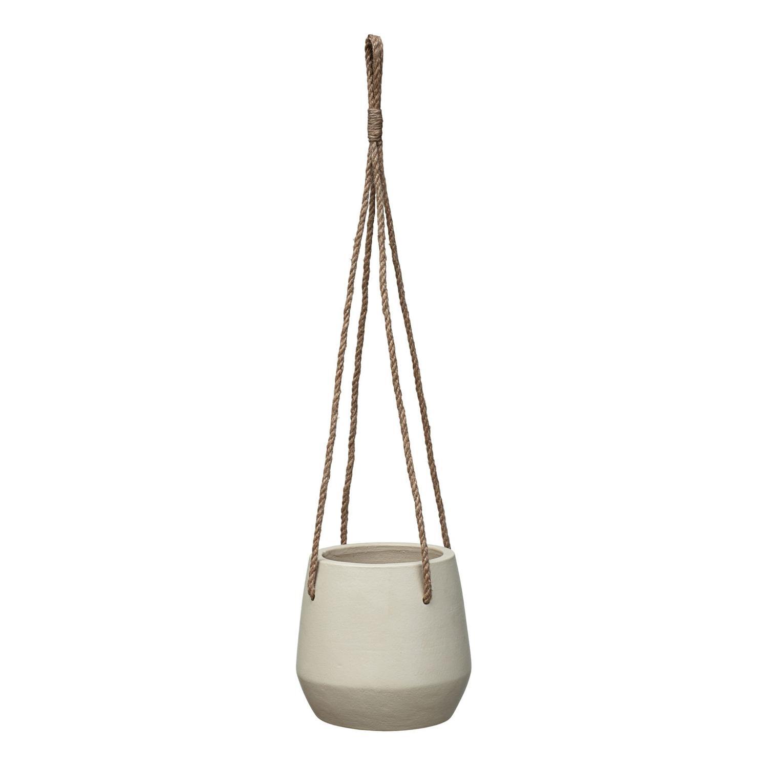 Indoor Hanging Pot Roselle 16cm Cream
