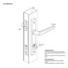 Mortice lock 1-Point 30mm