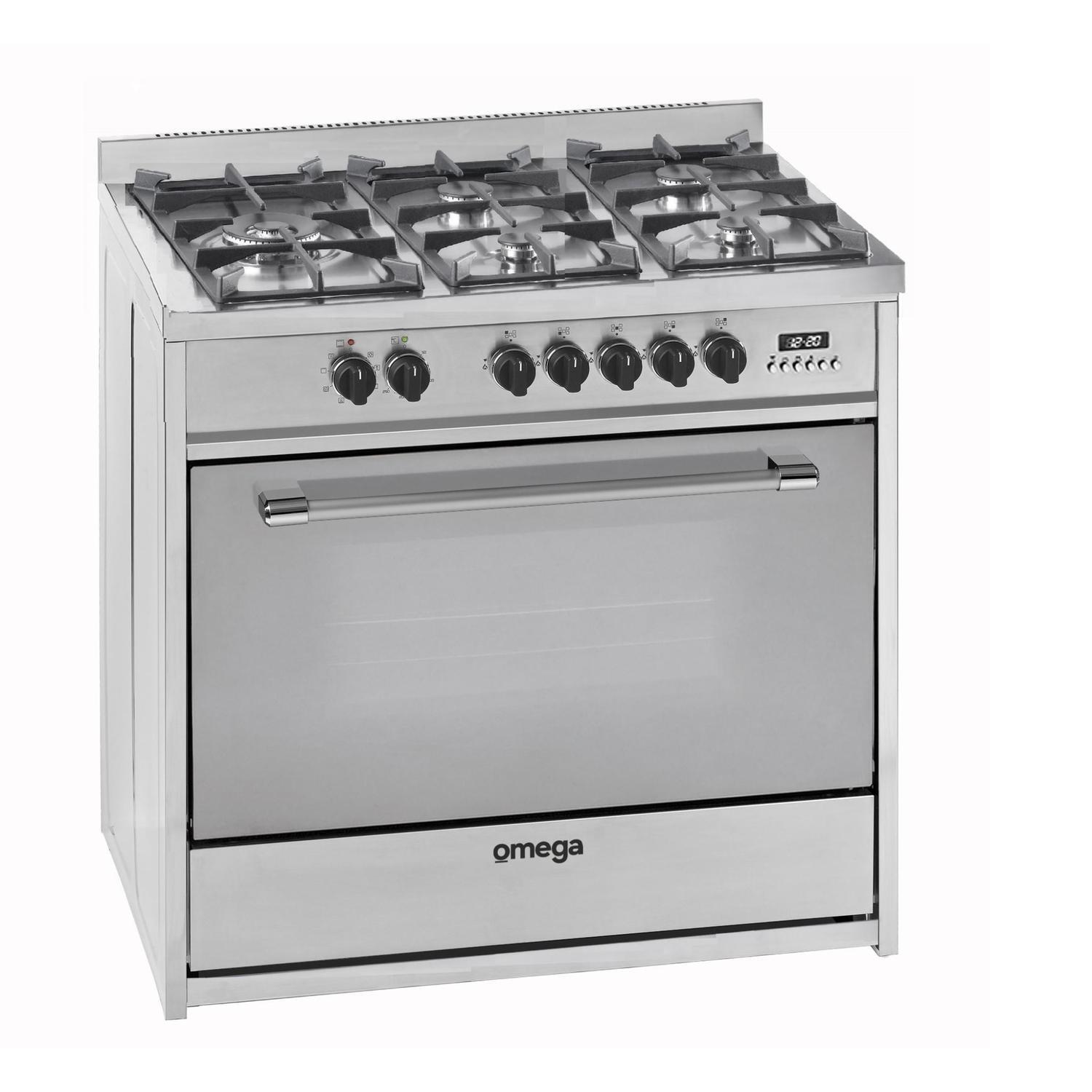Freestanding Dual Fuel Cooker 130 litre Stainless Steel