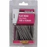 Flat Head Nails 100 x 4.0mm 500g Bright