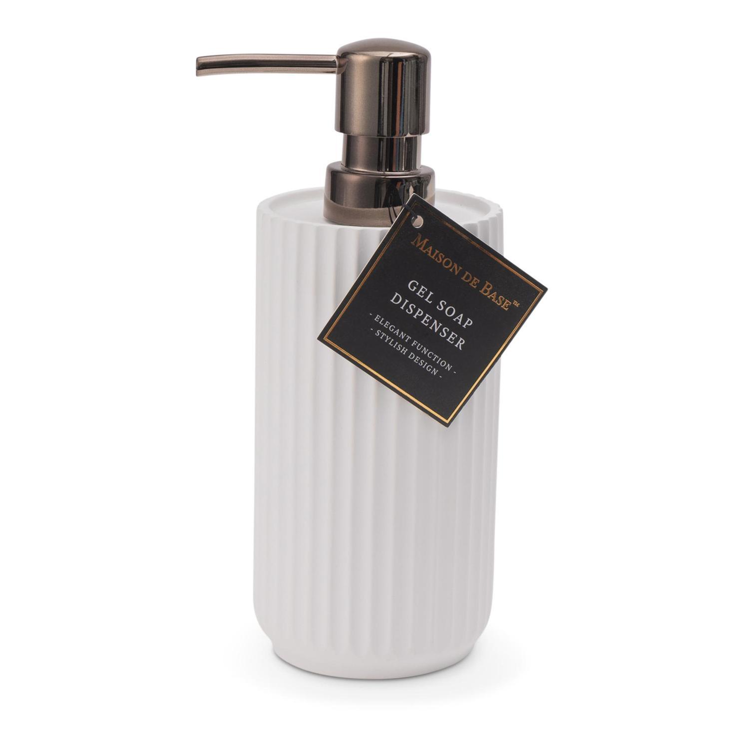 Venice Diatomite Soap Dispenser White