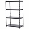Heavy Duty 4 Shelf Unit H: 1535mm, W: 914mm, D: 457mm Black