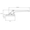 Window Handle Locking Wedgeless Right-Hand Face Fix 107mm Black