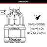 P/Lock Exl Ss 44mm 38m Shk