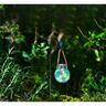Solar Glass Hanging Lantern 12 x 76cm  Assorted Colours