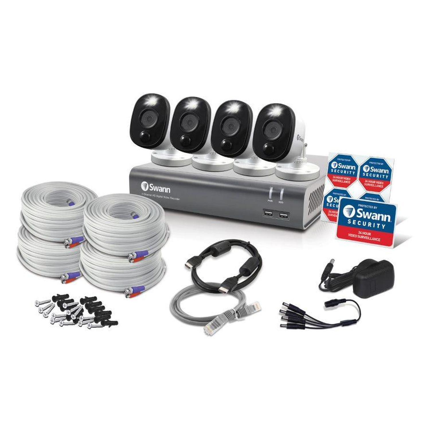 Security Camera System 4-Camera 4-Channel