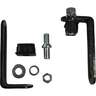 Aluminium Driveway Gate Gudgeon Hinge Pack H: 140mm, W: 34mm, D: 63mm Black