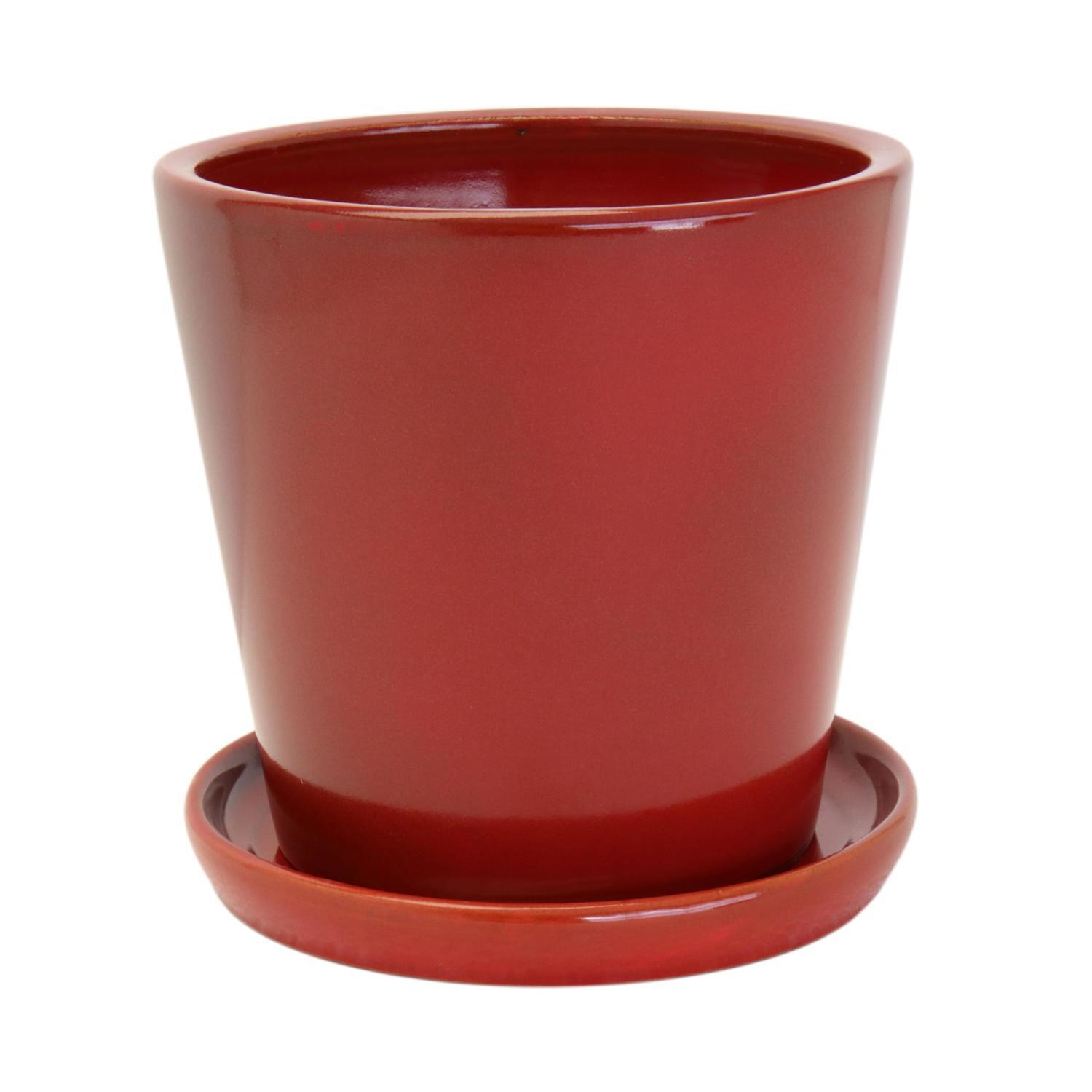 Glazed Round Pot