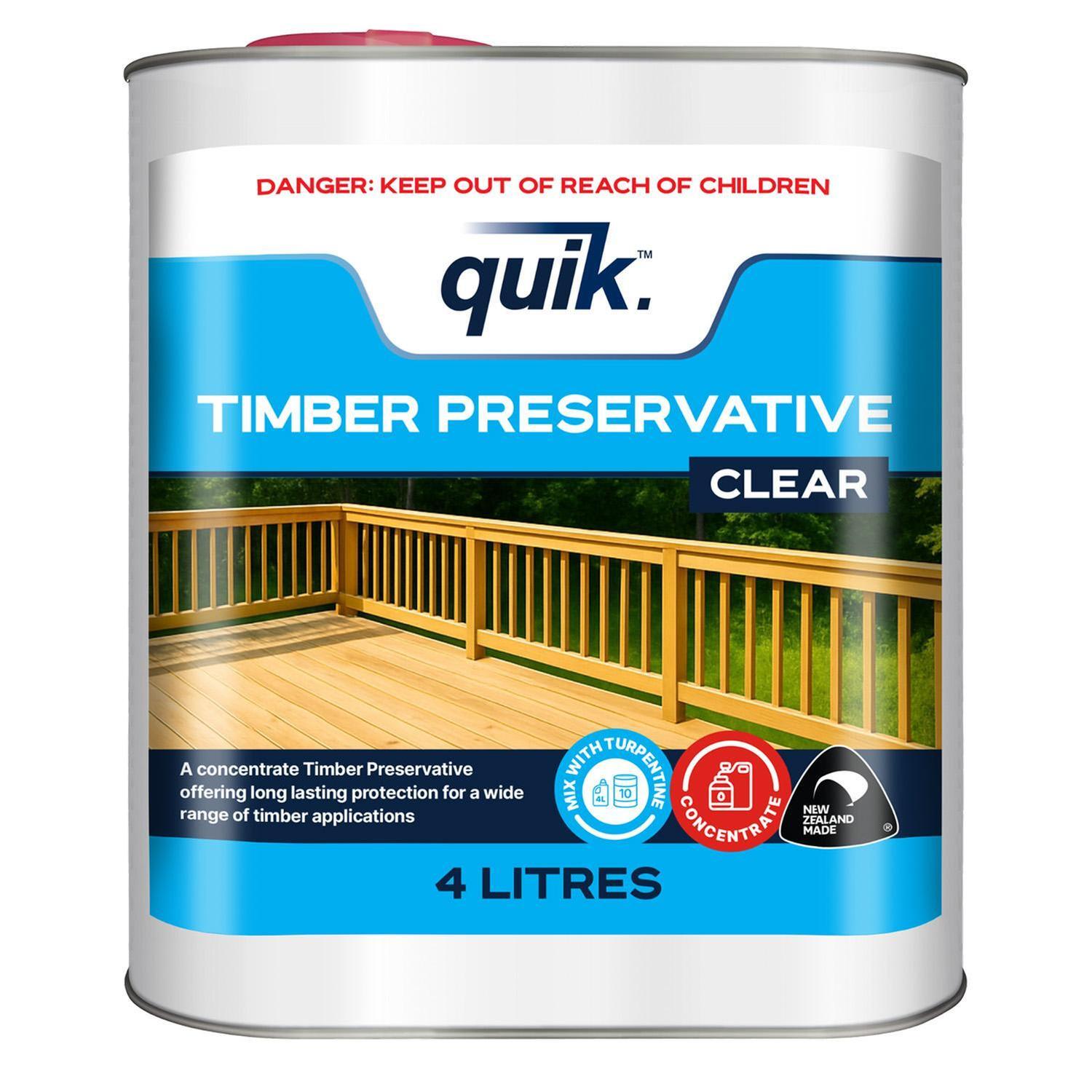 Timber Preservative 4L Clear