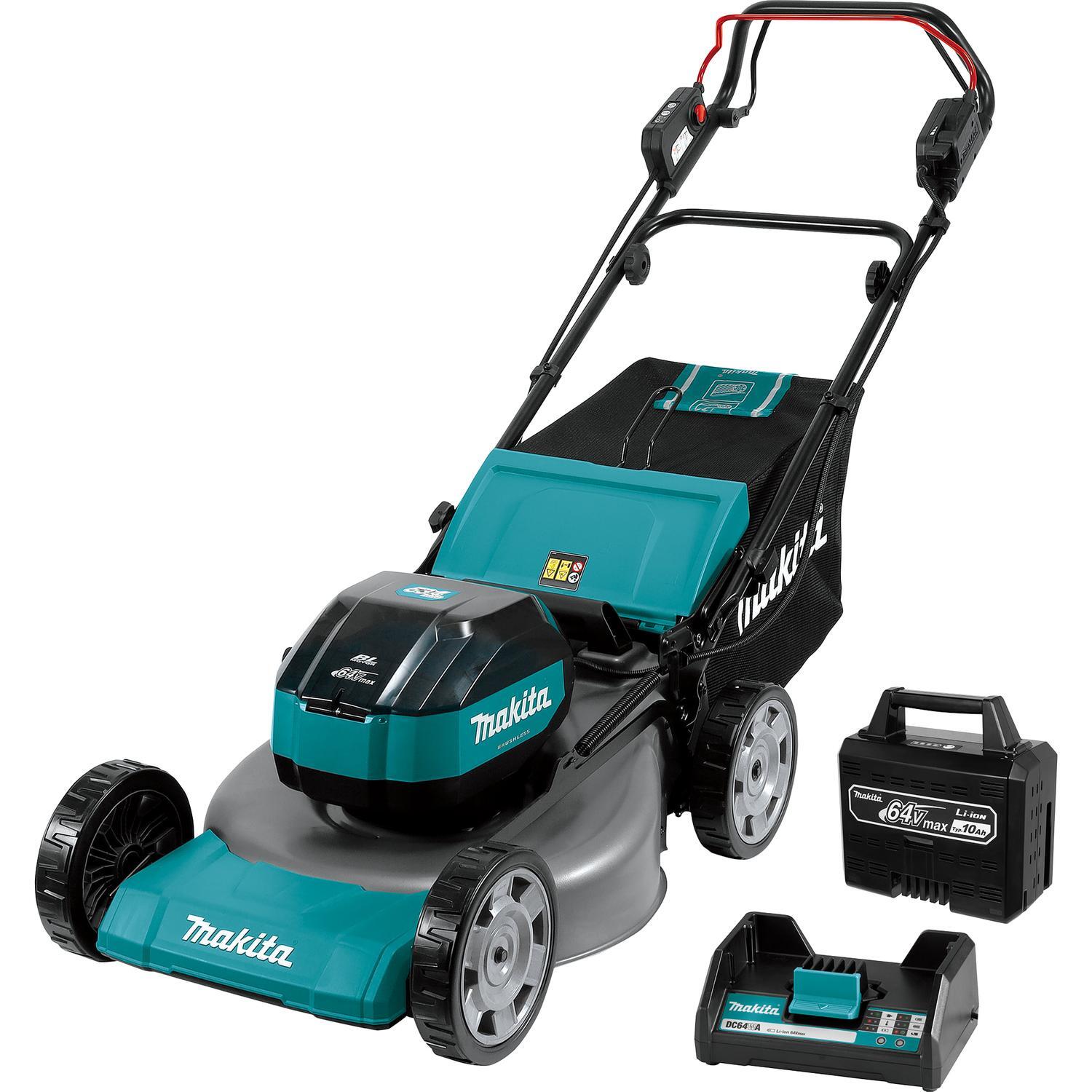 534mm Self-Propelled Lawn Mower 64 Volt