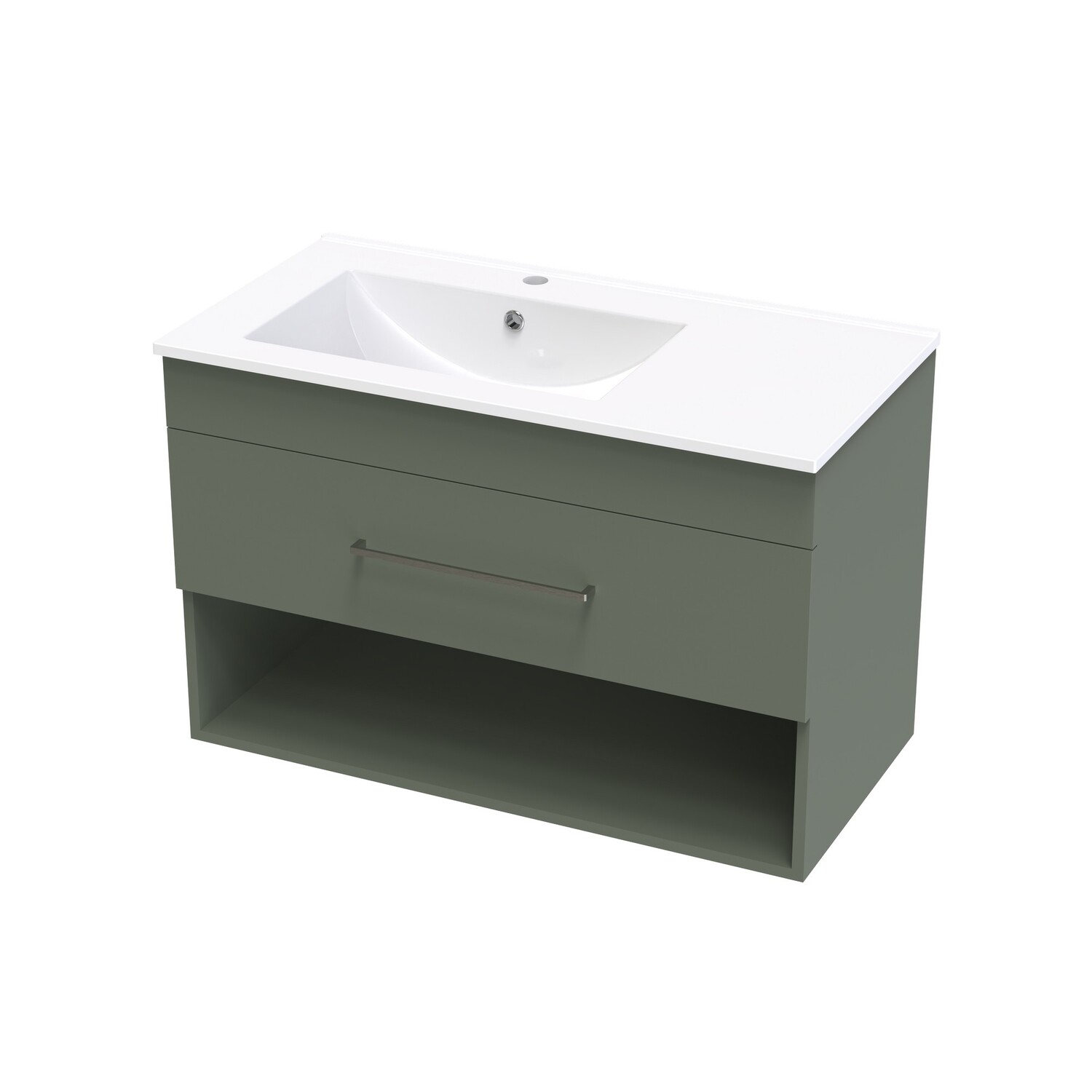 Cashmere Valley 900 Left Hand Bowl Drawer Open Colour