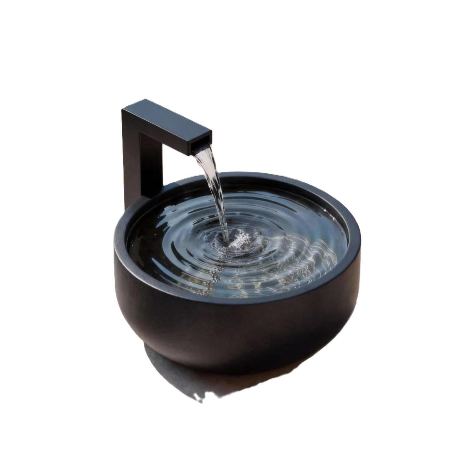 Bowl with Spout Water Feature H: 590 mm, Dia: 595 mm