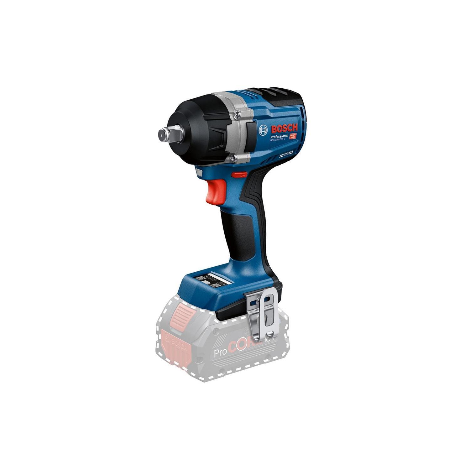 Bosch 18V Cordless Impact Wrench GDS 18V-750 C – Brushless, High Torque