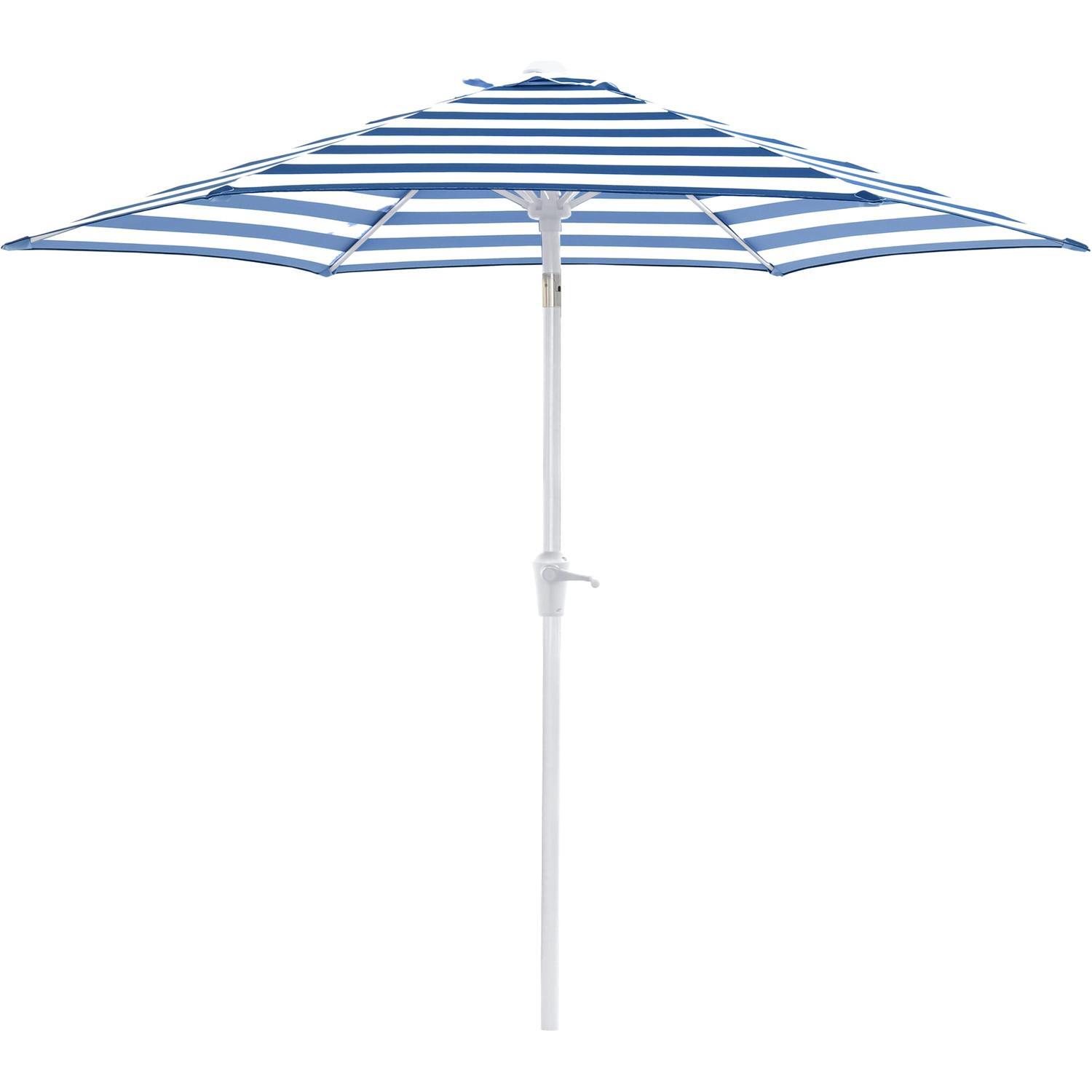 Market Umbrella 2.7m Blue Stripe
