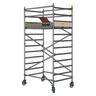 Compact Double Width Aluminium Platform Tower H: 2.95 x L: 2.0 x W: 1.4 m