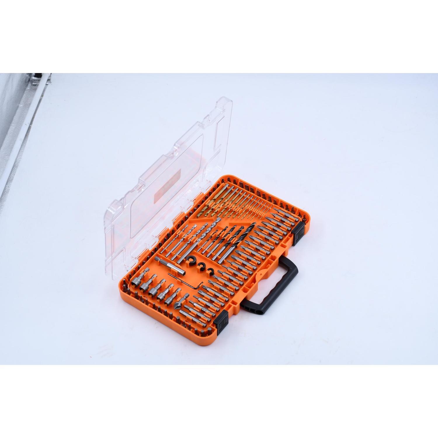 Drill and Screwdriver Bit Set 109 Piece H: 40mm, W: 195mm, D: 310mm