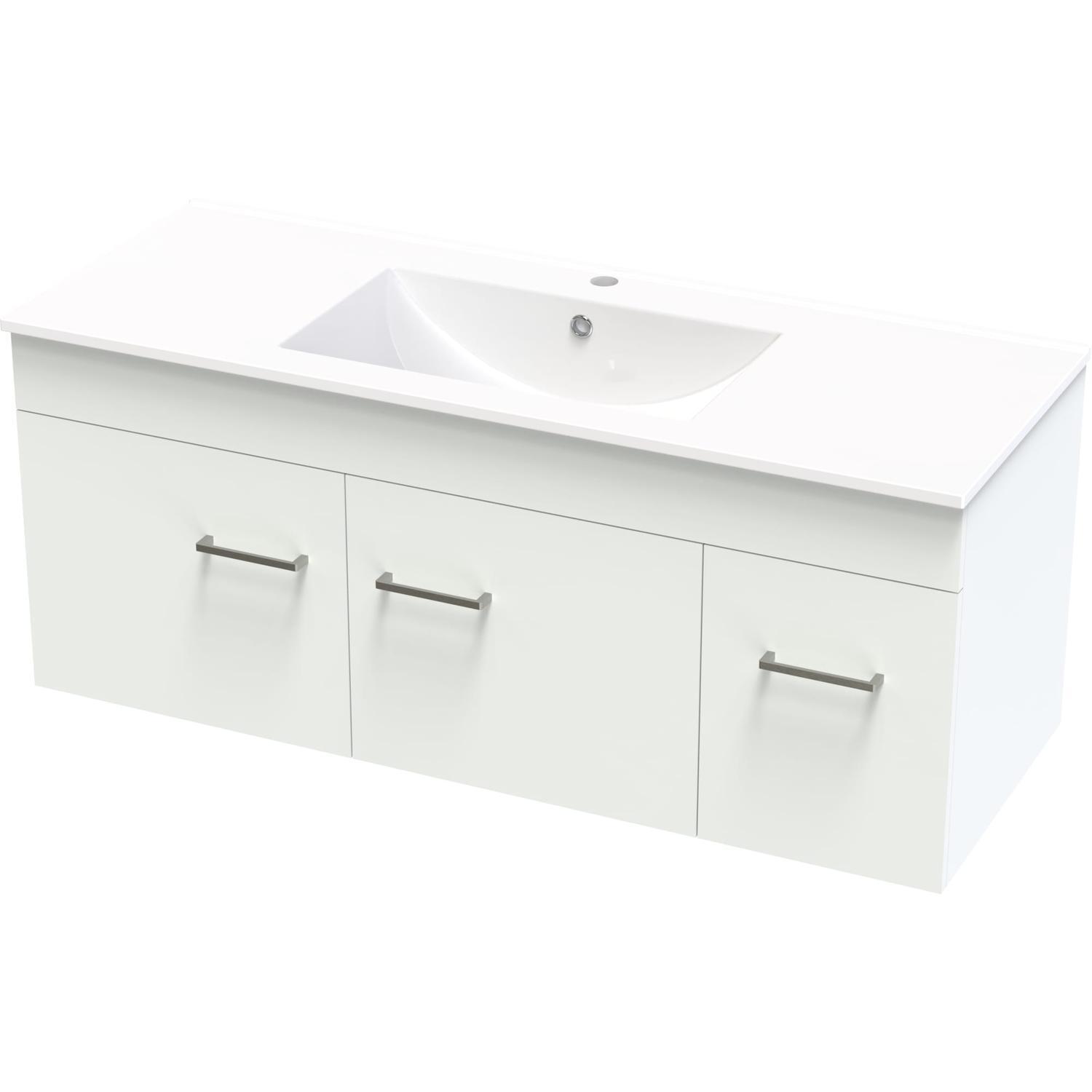 Classic Valley 1200 Wall White Melamine