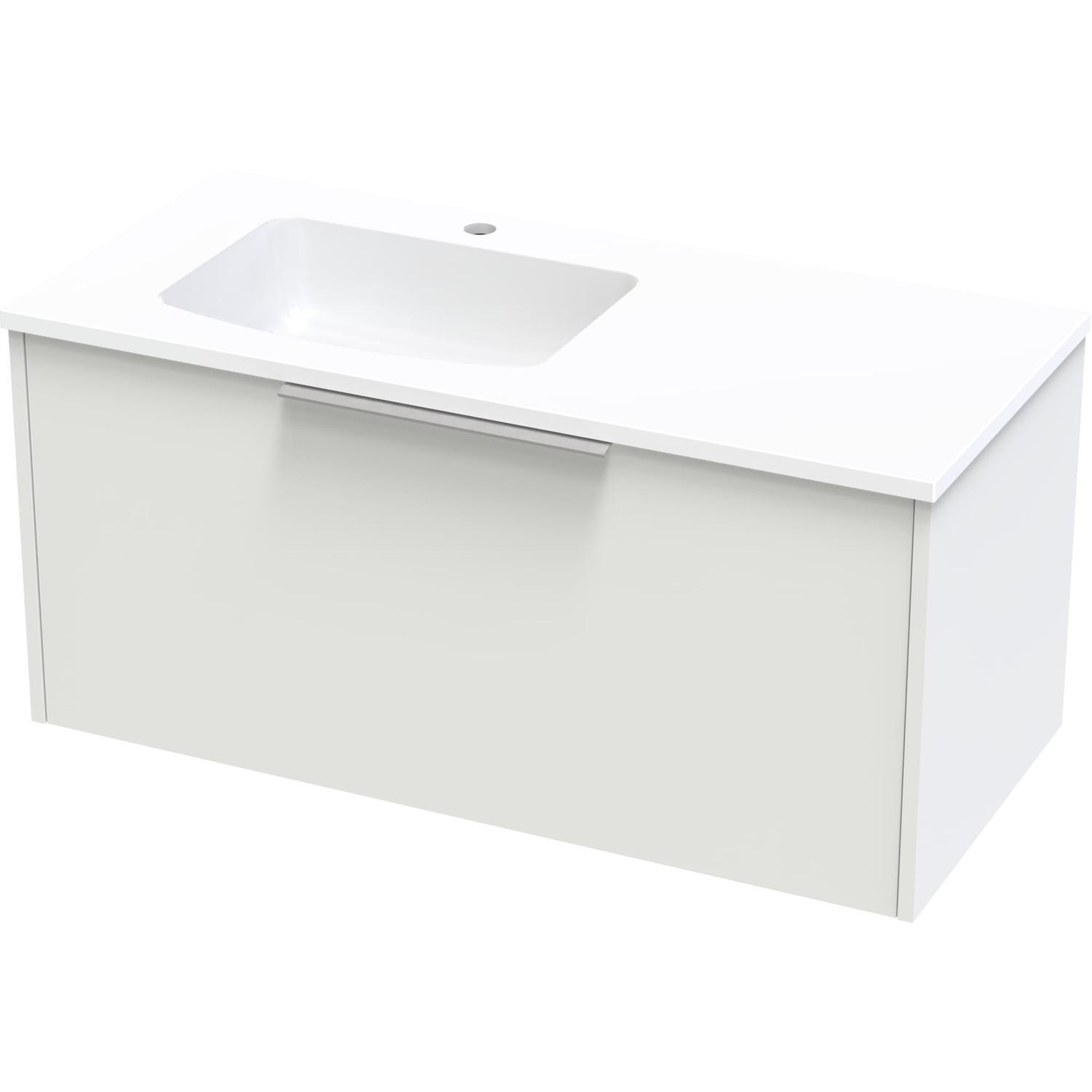 Nikau Grove 1000 Left Hand Bowl Single Drawer Colour