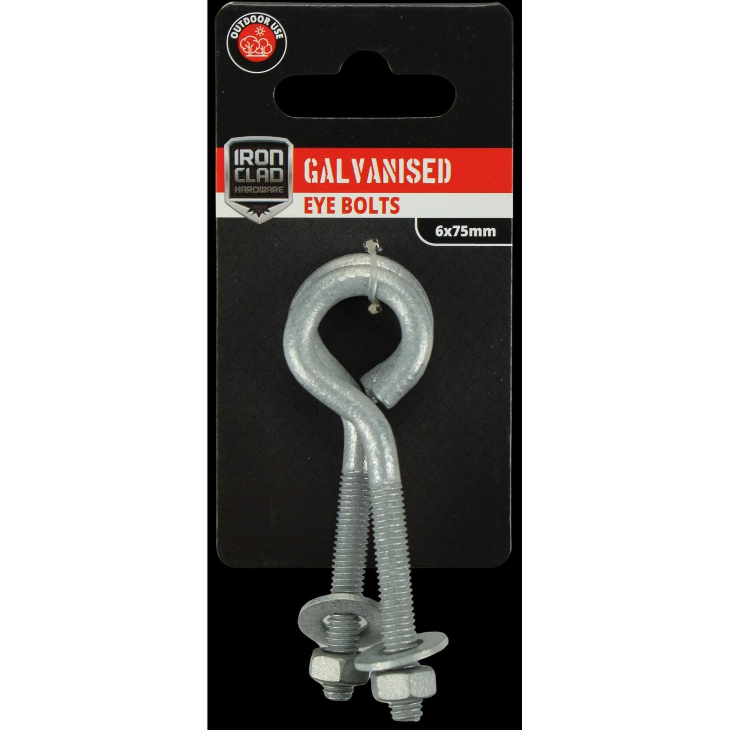 Eye Bolt 6x75mm Galvanised