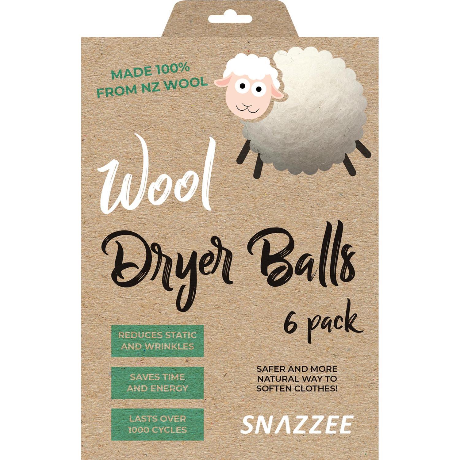 Wool Felt Dryer Balls 6PK