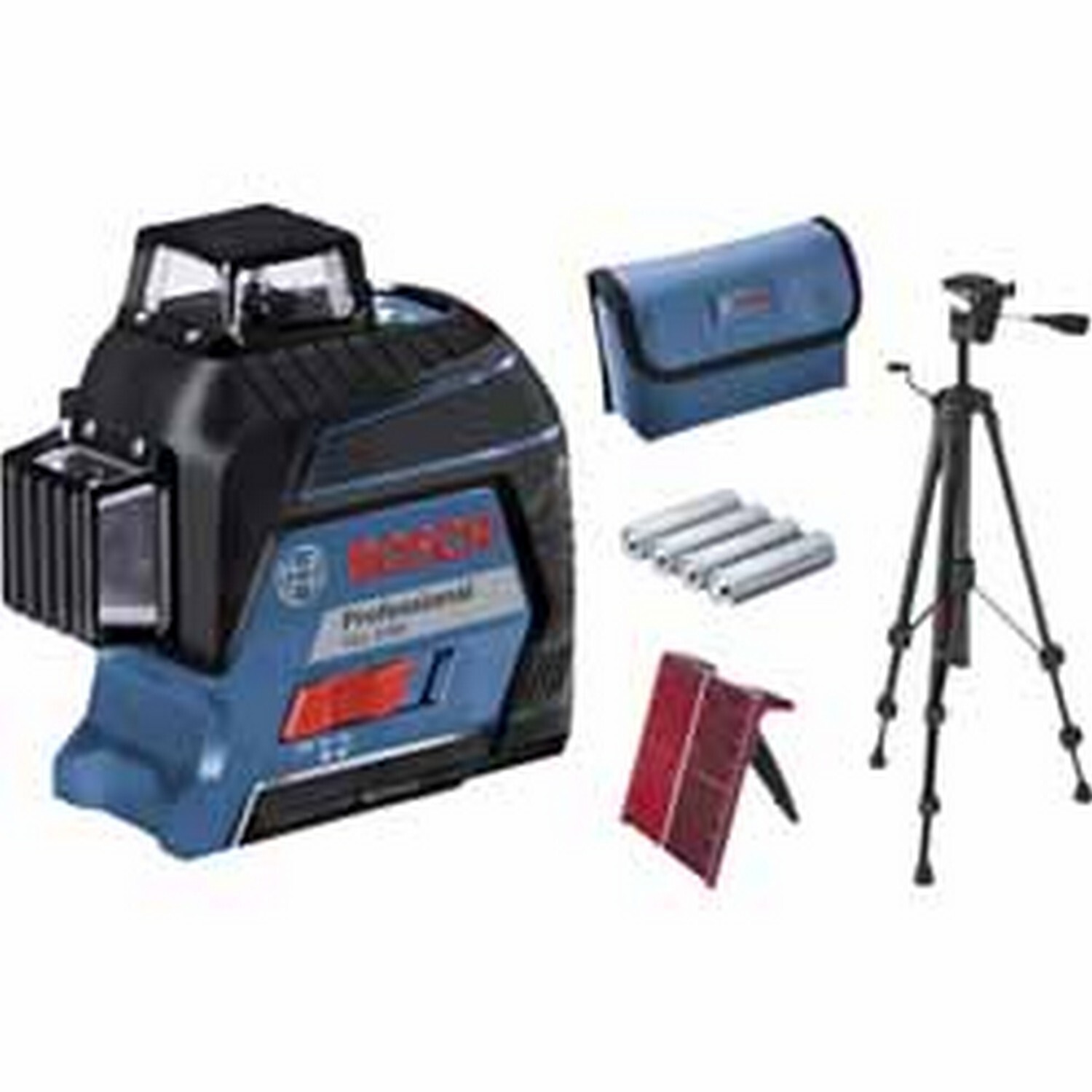 Plane Line Laser with Tripod GLL 3-80 3x360°
