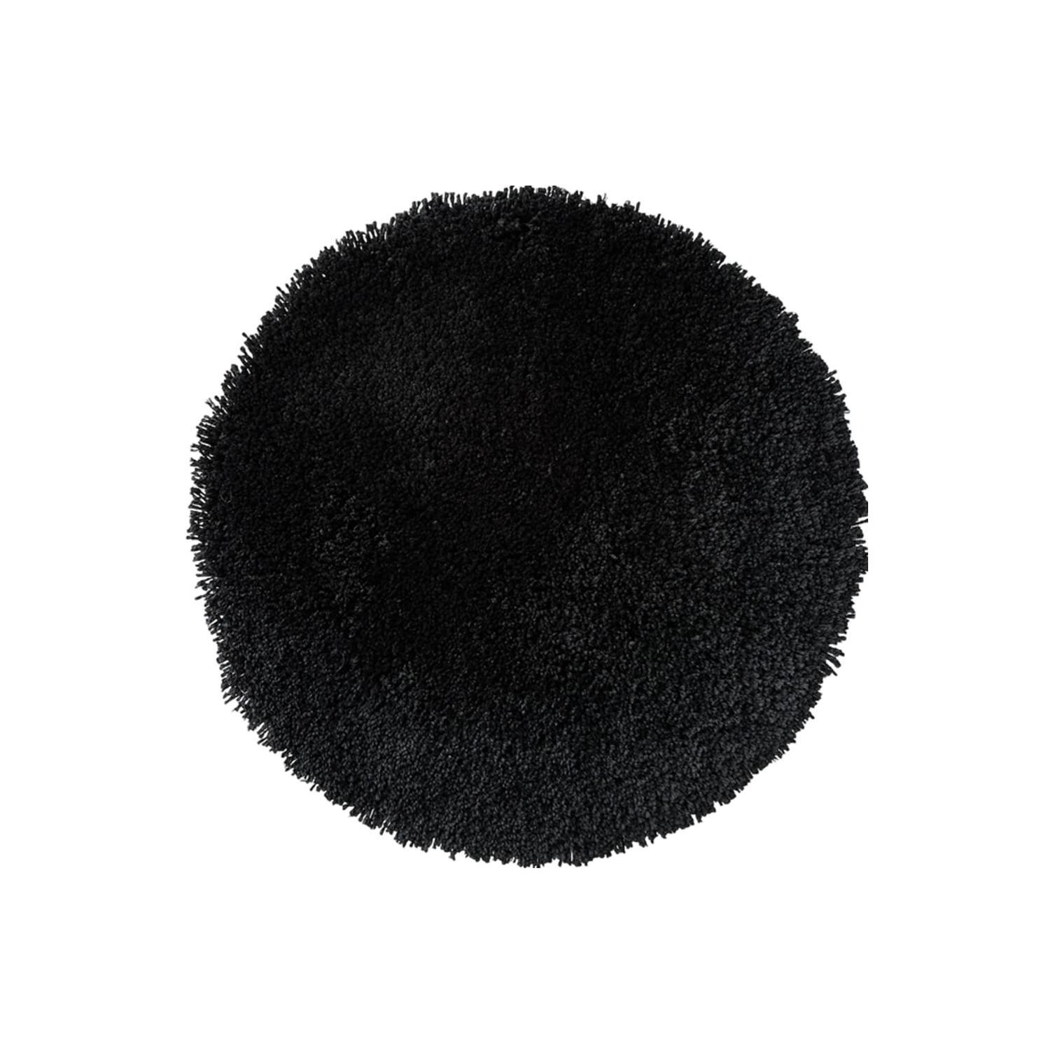Serenity Mat 60cm Circle Coal Black