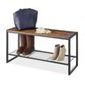 Modern Industrial Entryway Bench