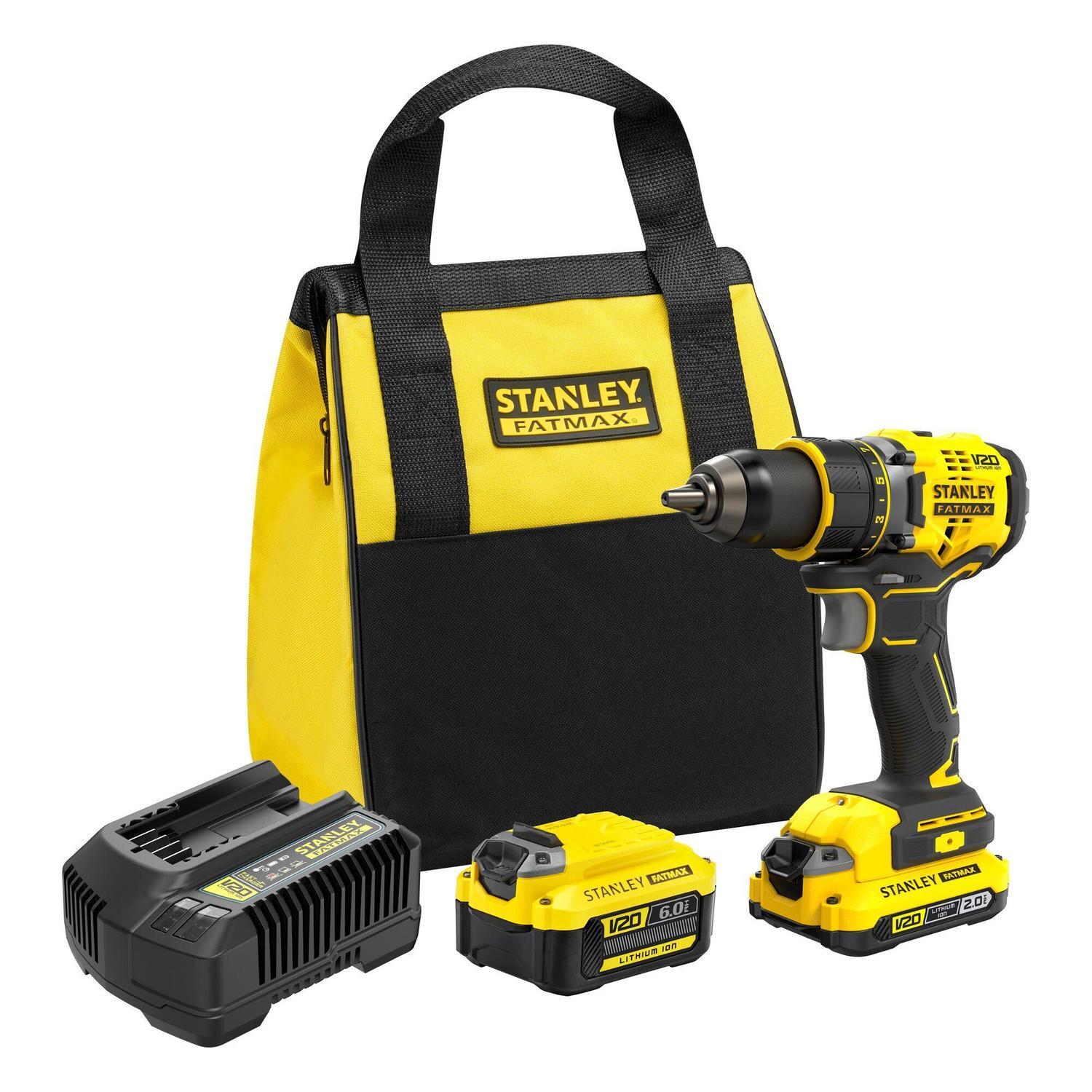 18V Brushless Hammer Drill Kit with 6.0Ah and 2.0Ah Battery