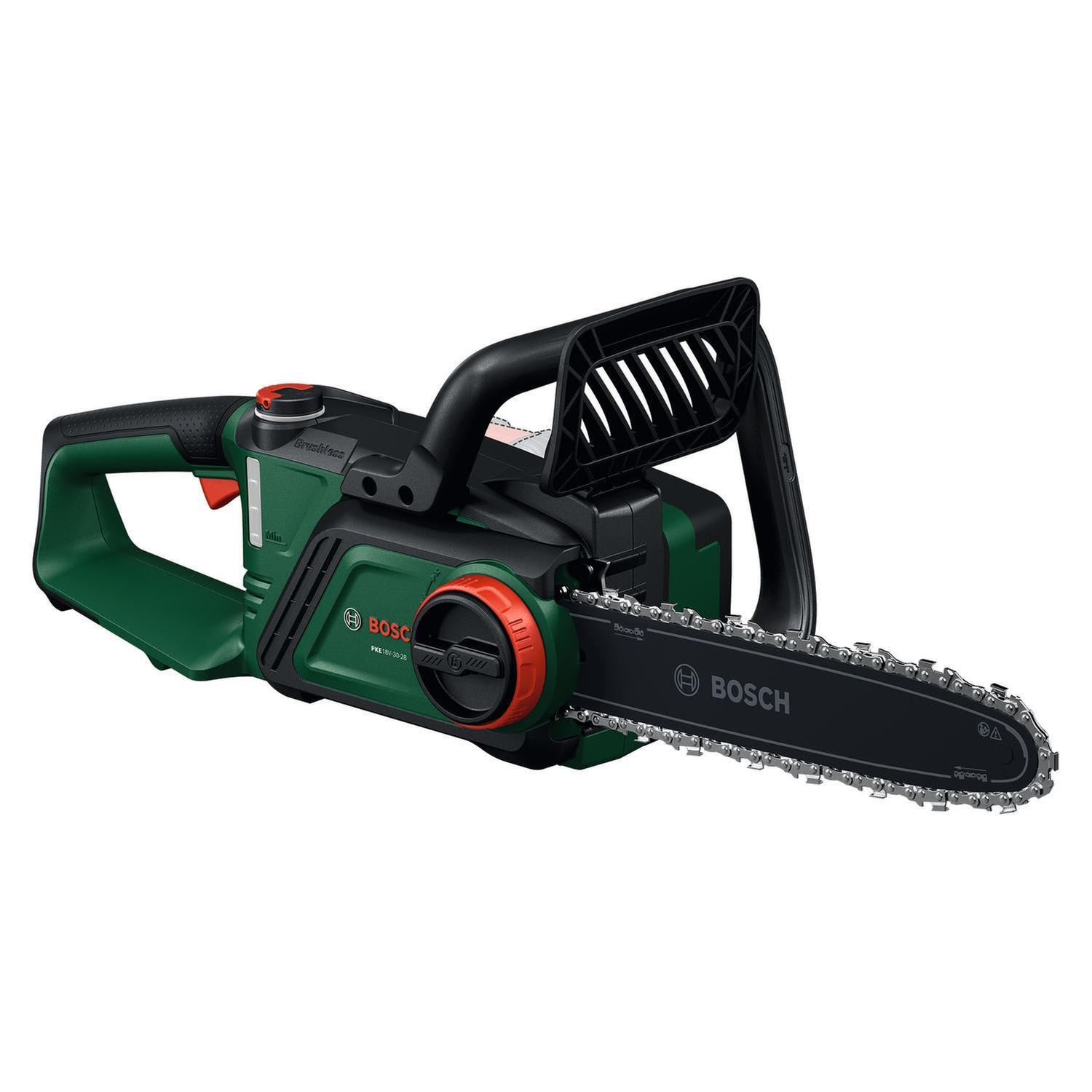 Bosch 18V Cordless Chainsaw Brushless 30cm Without Battery (PKE 18V-30-28)