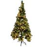 Pre-Lit Christmas Tree 1.8m Multi-Colour and Warm White