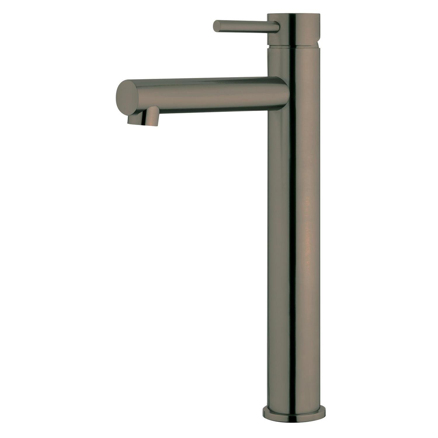 High Rise Tall Basin Mixer  Brushed Gunmetal (PVD)