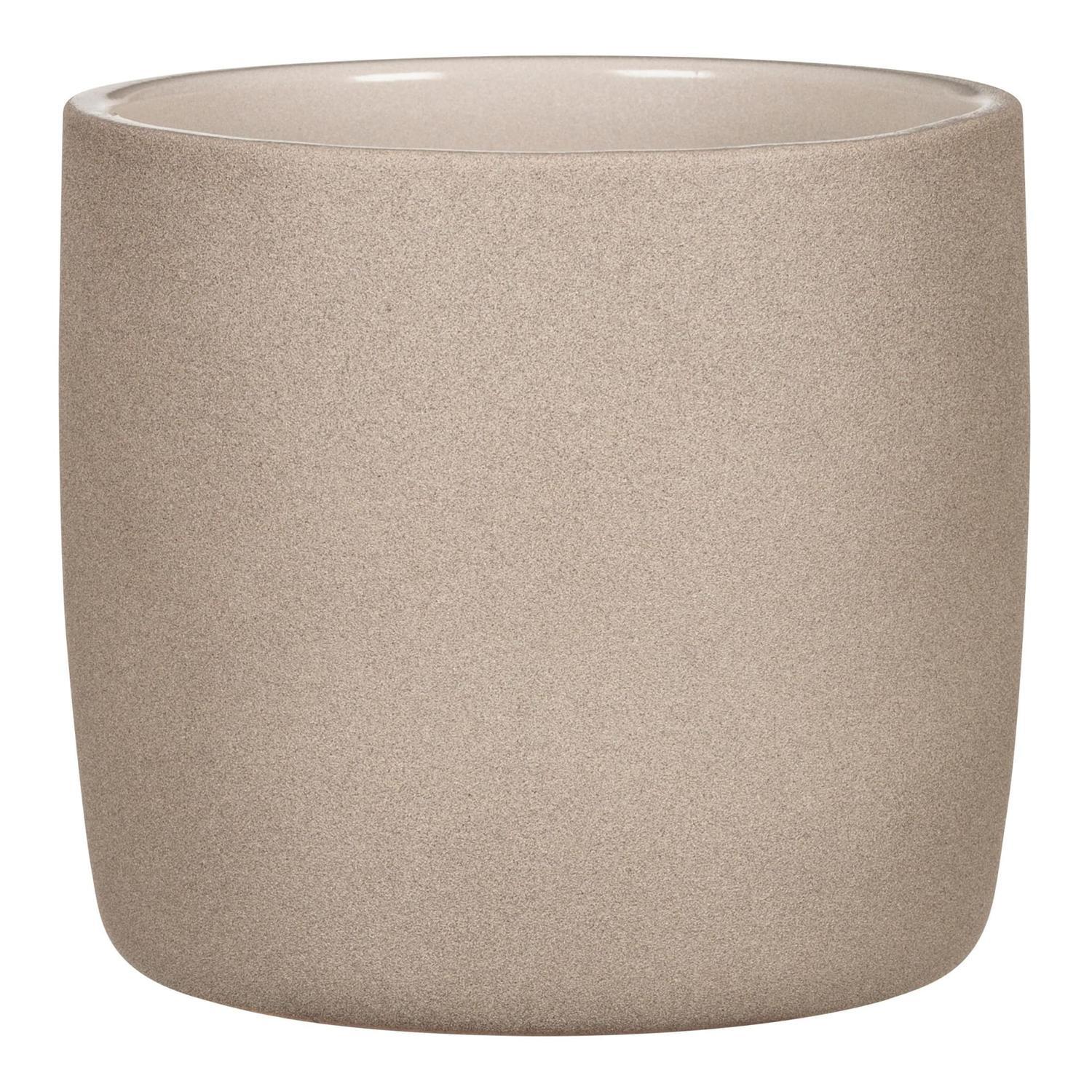 Indoor Solido Cup Pot Taupe 17.5cm 160 x 176 x 176mm