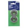 Flange Ball Bearing Twin Pack 3/4" (19.05mm) Silver