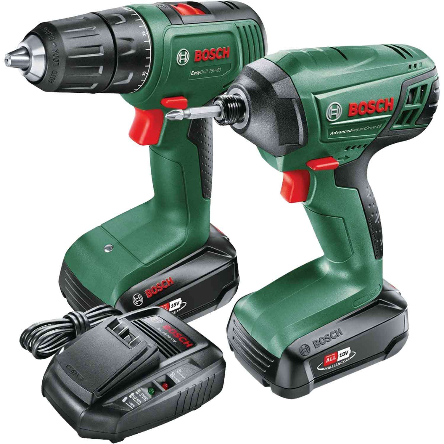 Cordless 2pc Power Tool Combo Kit
