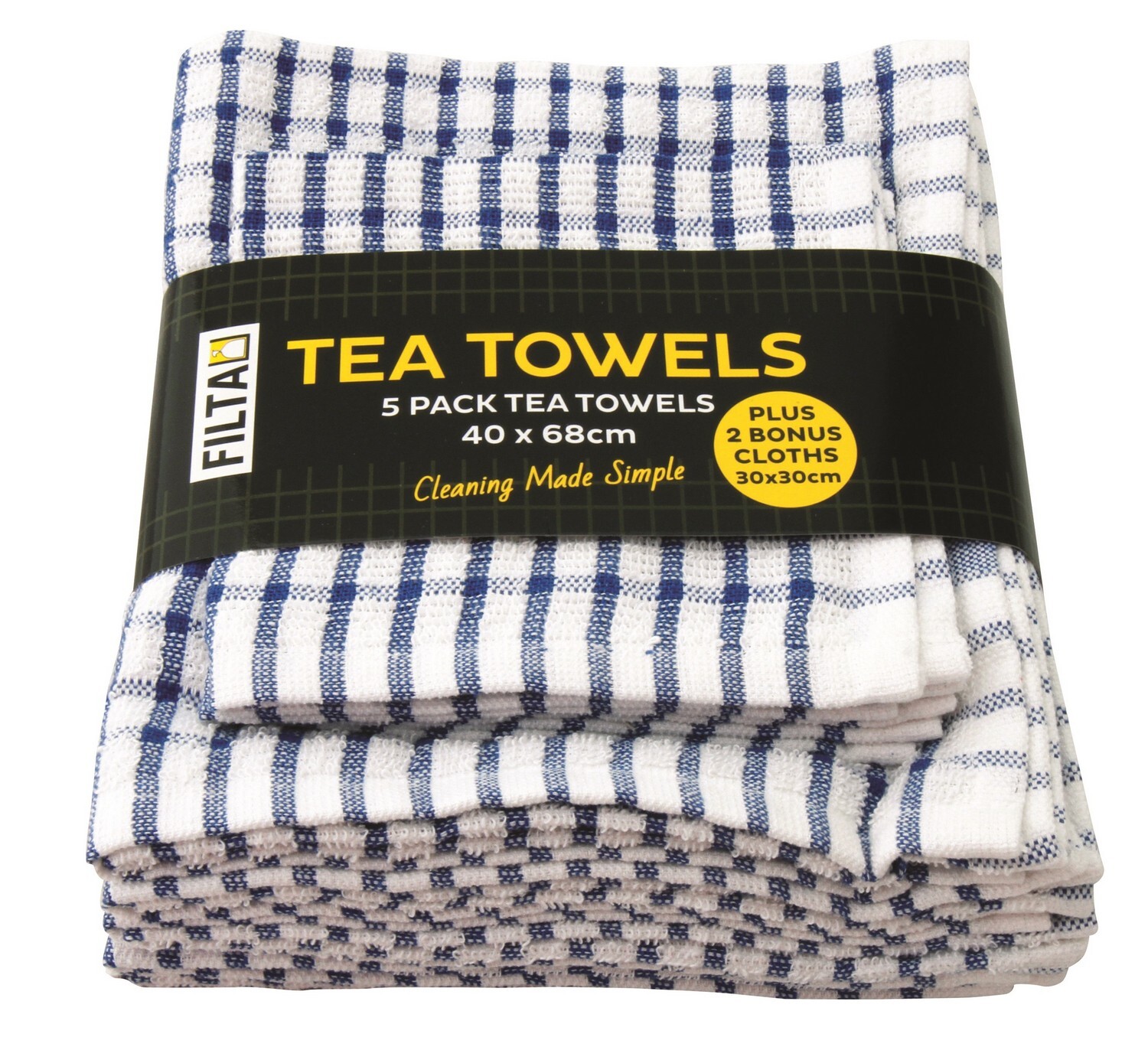 Cotton Tea Towels + Dish Cloth