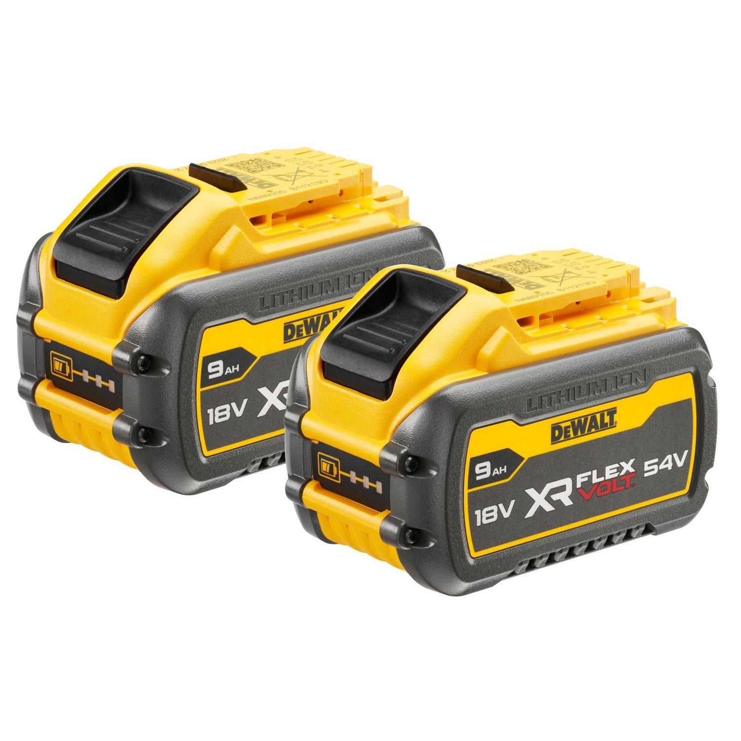 Twin Battery Pack 18/54 Volt Yellow & Black