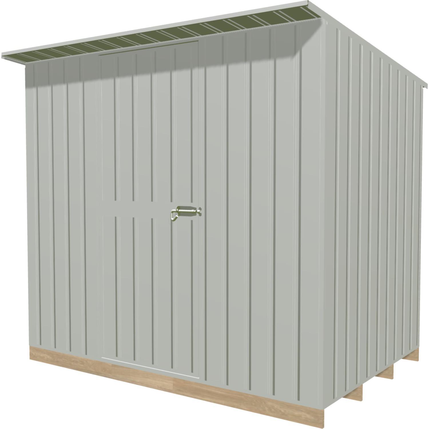 Shed H:1830mm, W:2280mm, D:1530mm Alu-Zinc