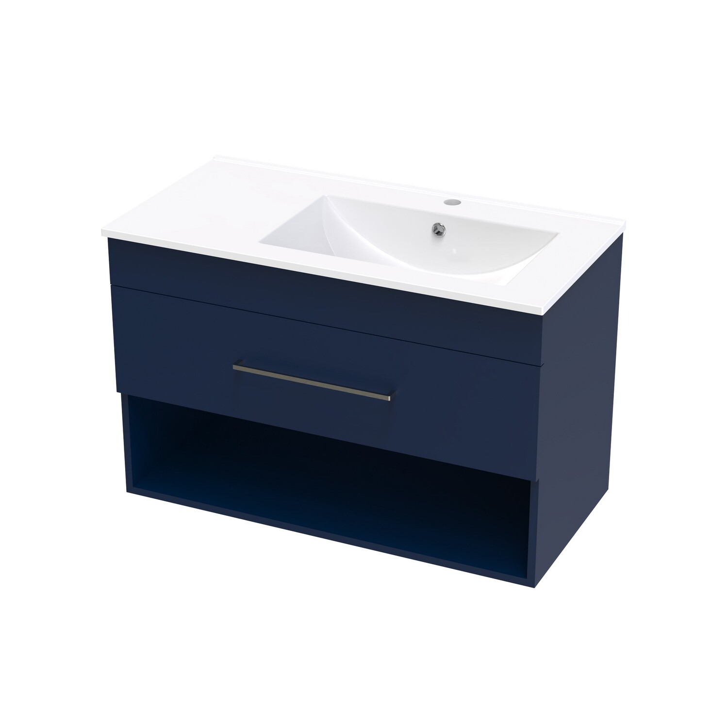 Cashmere Valley 900 Right Hand Bowl Drawer Open Colour