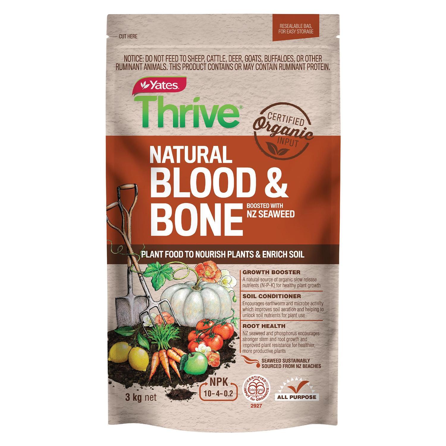Natural Organic Blood and Bone Fertiliser