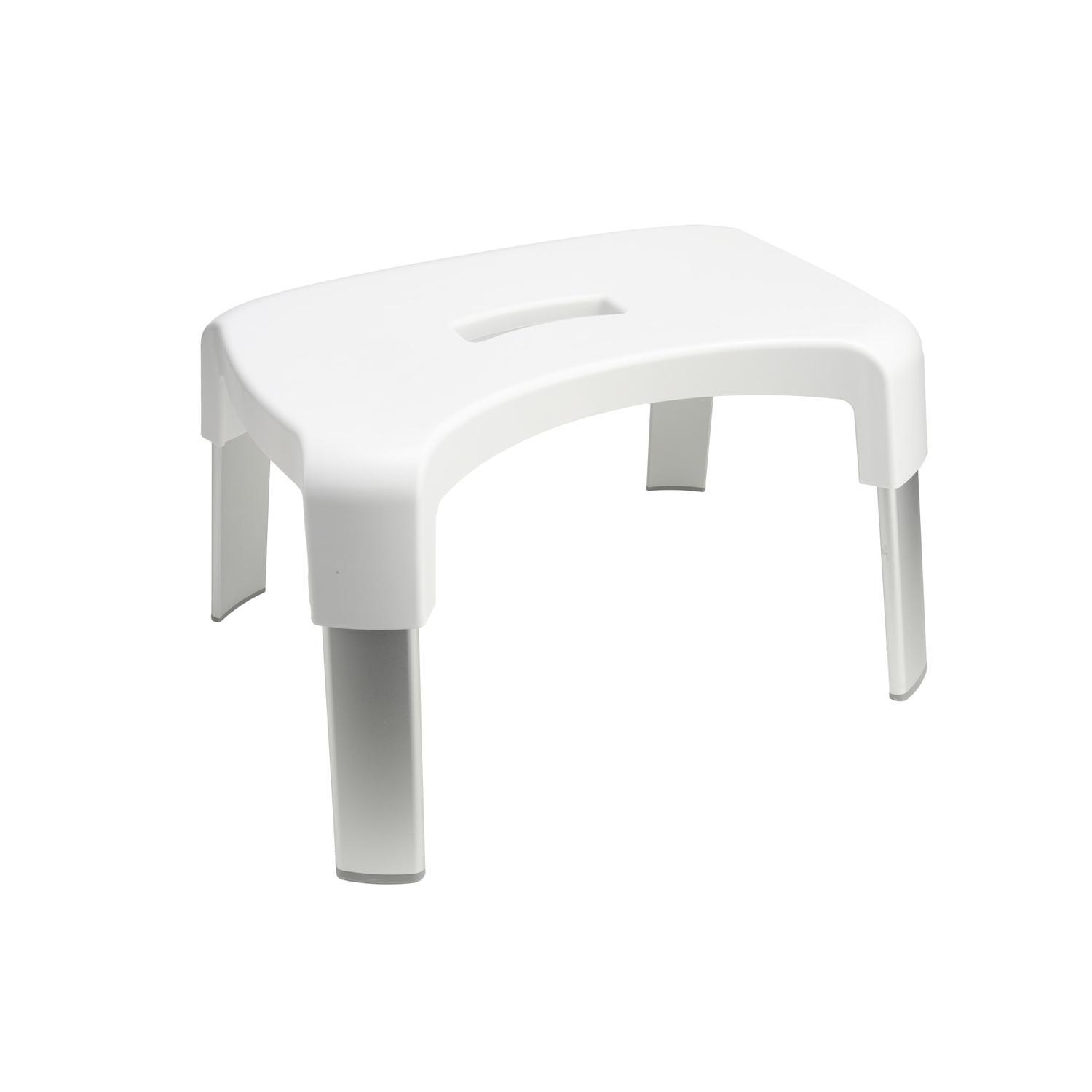Shower Foot Stool H: 250mm W: 450mm D: 350mm White