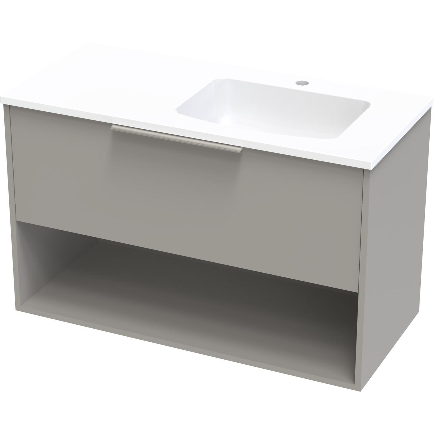 Nikau Grove 1000 Right Hand Bowl Drawer Open Colour